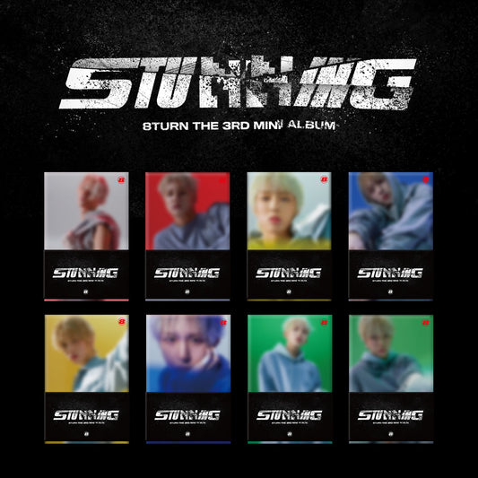 8TURN 3RD MINI ALBUM 'STUNNING' (POCA) COVER