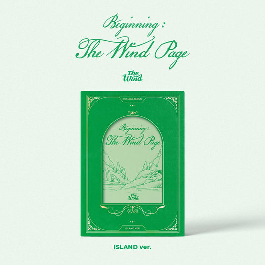 THE WIND 1ST MINI ALBUM 'BEGINNING : THE WIND PAGE' ISLAND VERSION COVER