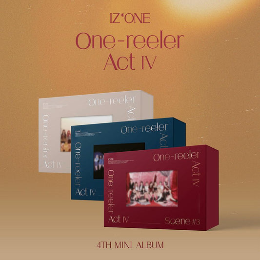 IZ*ONE 4TH MINI ALBUM 'ONE-REELER / ACT IV' - KPOP REPUBLIC