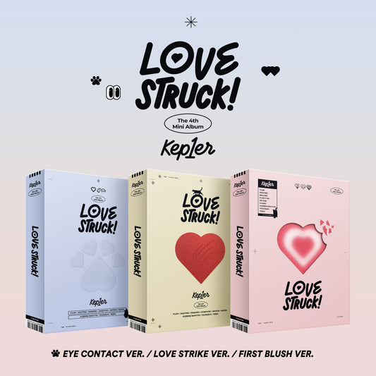 KEP1ER 4TH MINI ALBUM 'LOVESTRUCK!' SET COVER