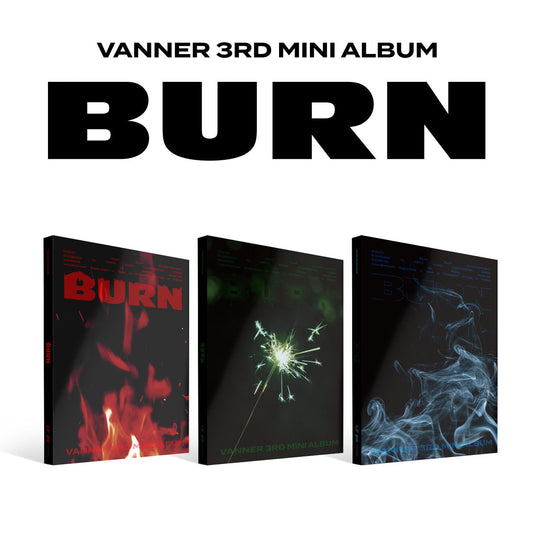 VANNER 3RD MINI ALBUM 'BURN' SET COVER