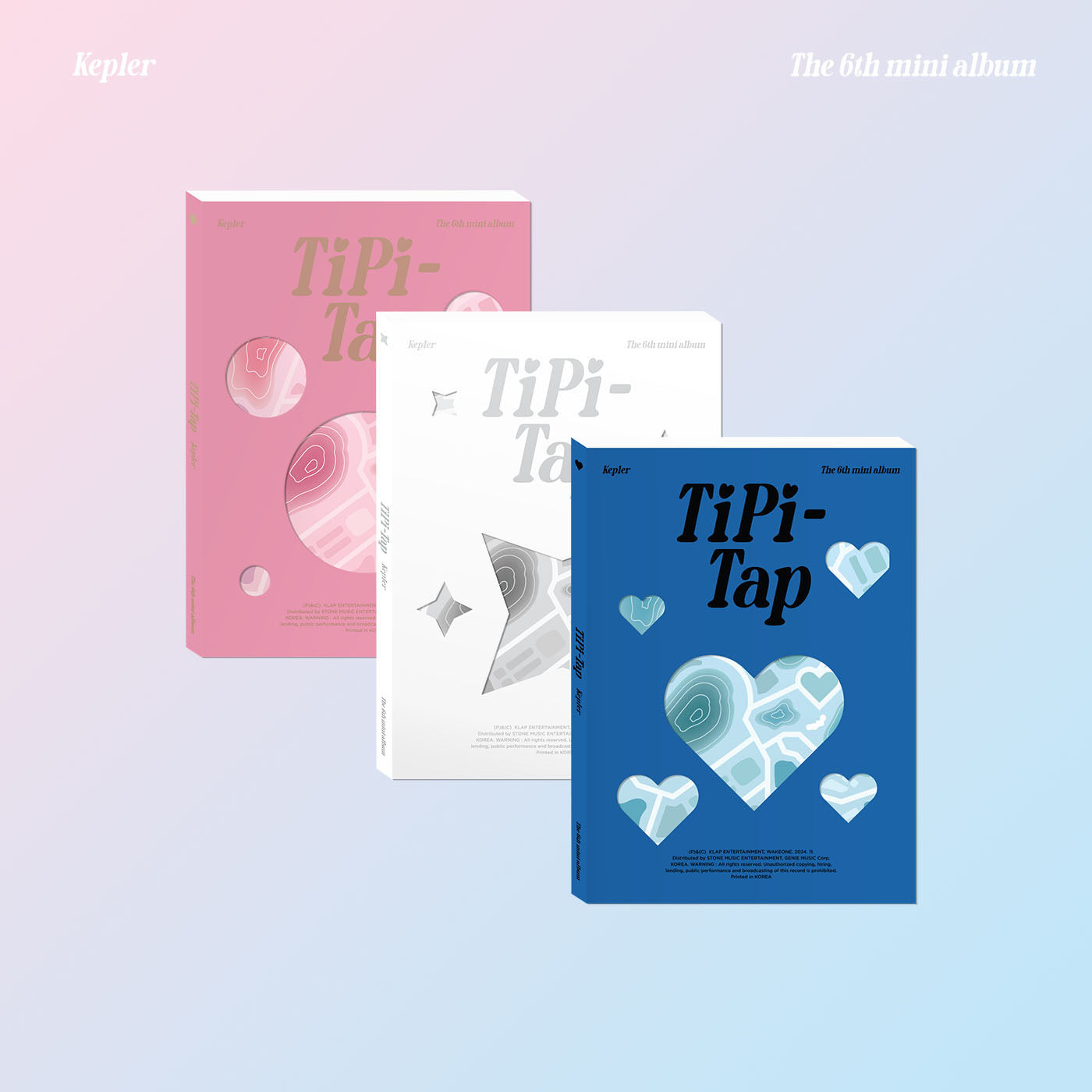 KEP1ER 6TH MINI ALBUM 'TIPI-TAP' COVER