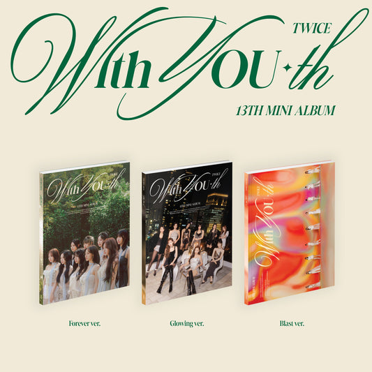 TWICE 13TH MINI ALBUM 'WITH YOU-TH' SET COVER