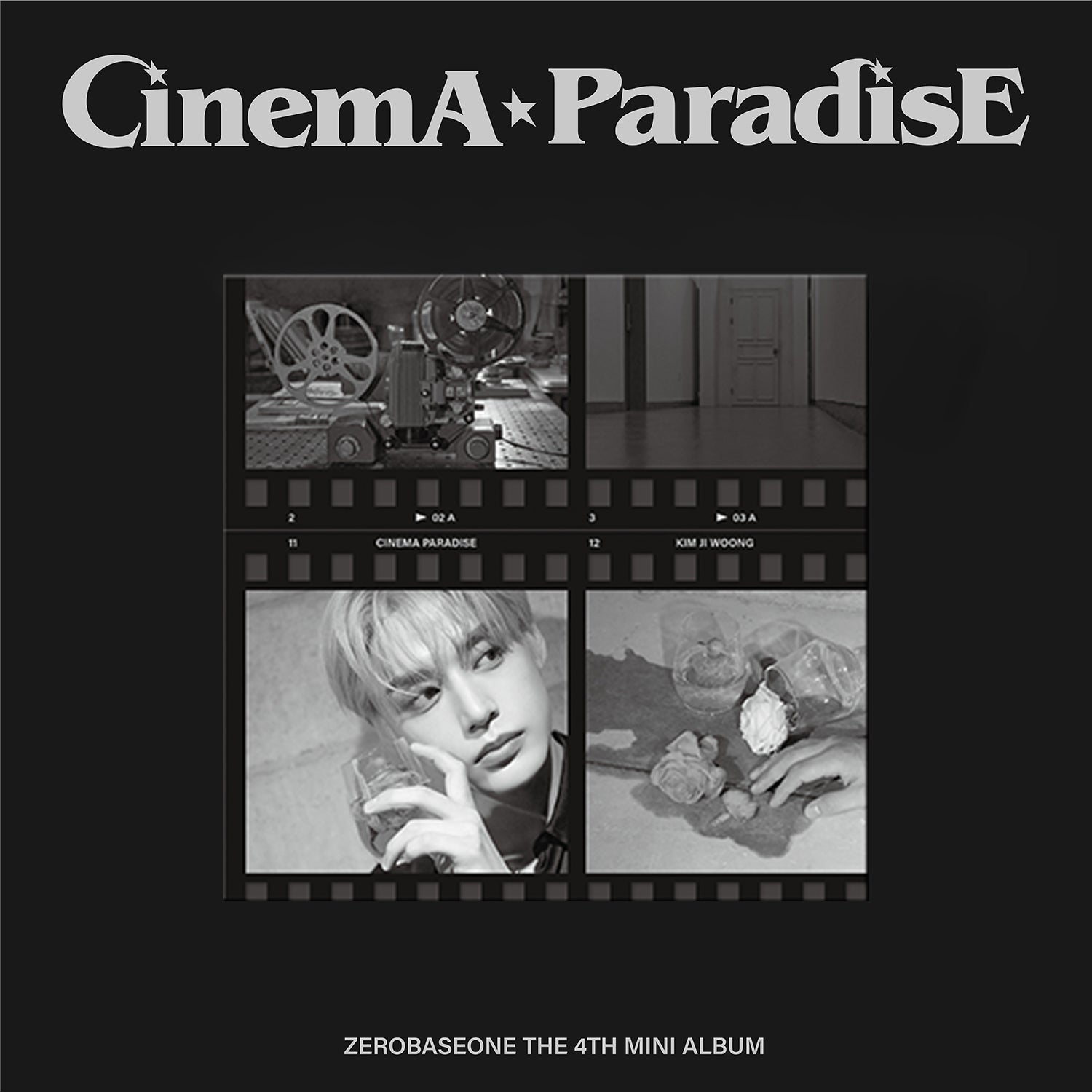 ZEROBASEONE (ZB1) 4TH MINI ALBUM 'CINEMA PARADISE' (DIGIPACK) KIM JI WOONG VERSION COVER