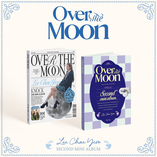 LEE CHAEYEON 2ND MINI ALBUM 'OVER THE MOON' SET COVER