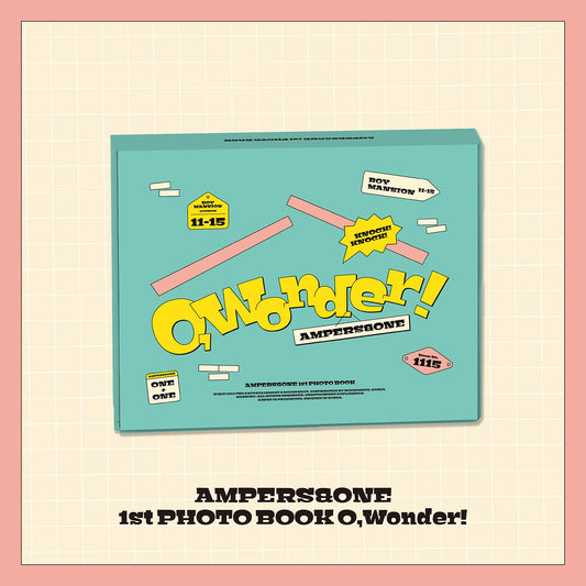 AMPERS&ONE 1ST PHOTOBOOK 'O, WONDER!' COVER