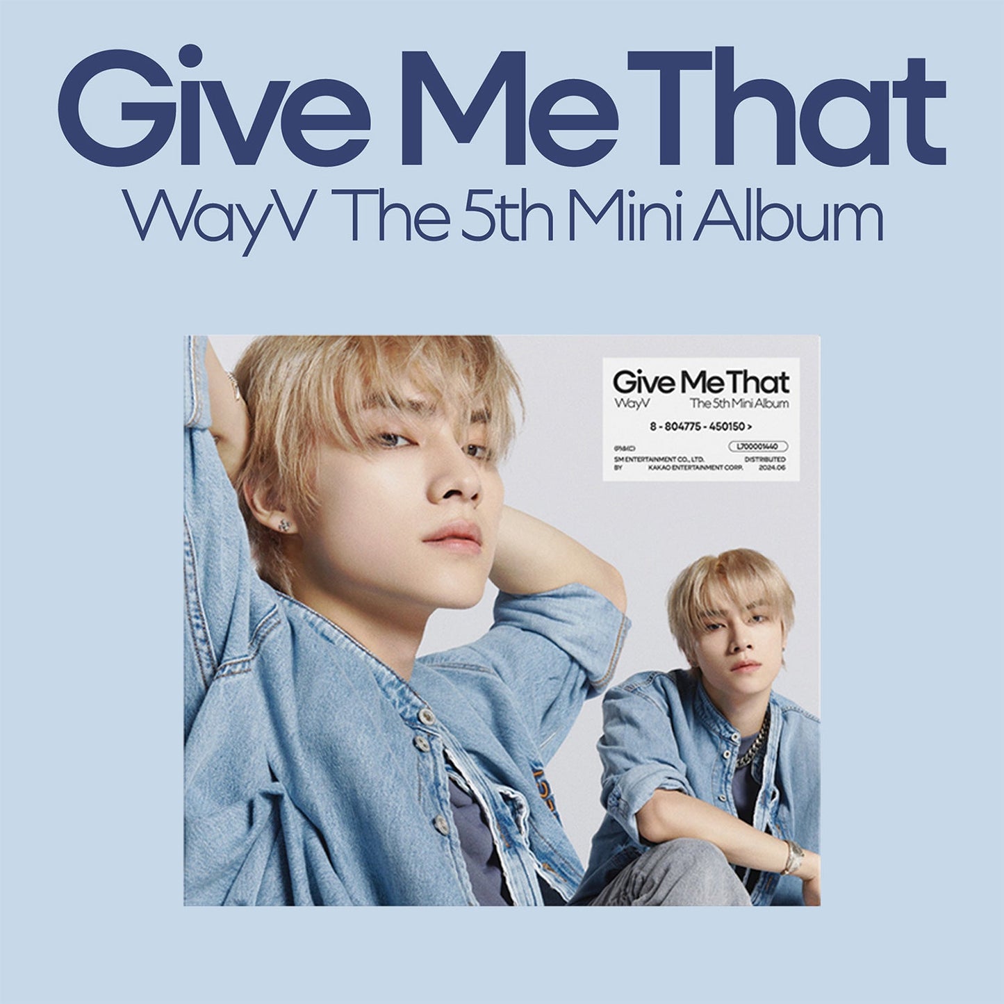 WAYV 5TH MINI ALBUM 'GIVE ME THAT' (DIGIPACK) XIAOJUN VERSION COVER