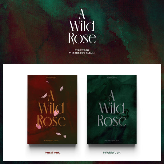 RYEOWOOK (SUPER JUNIOR) 3RD MINI ALBUM 'A WILD ROSE' SET COVER