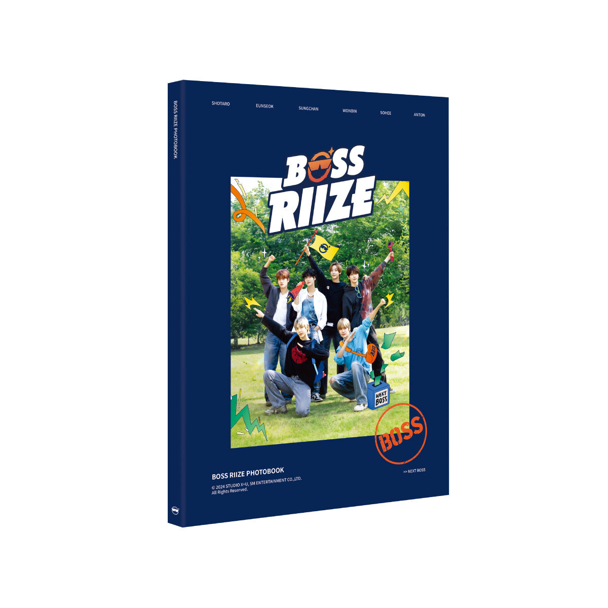 RIIZE 'BOSS RIIZE POP-UP EXHIBITION PHOTOBOOK' COVER