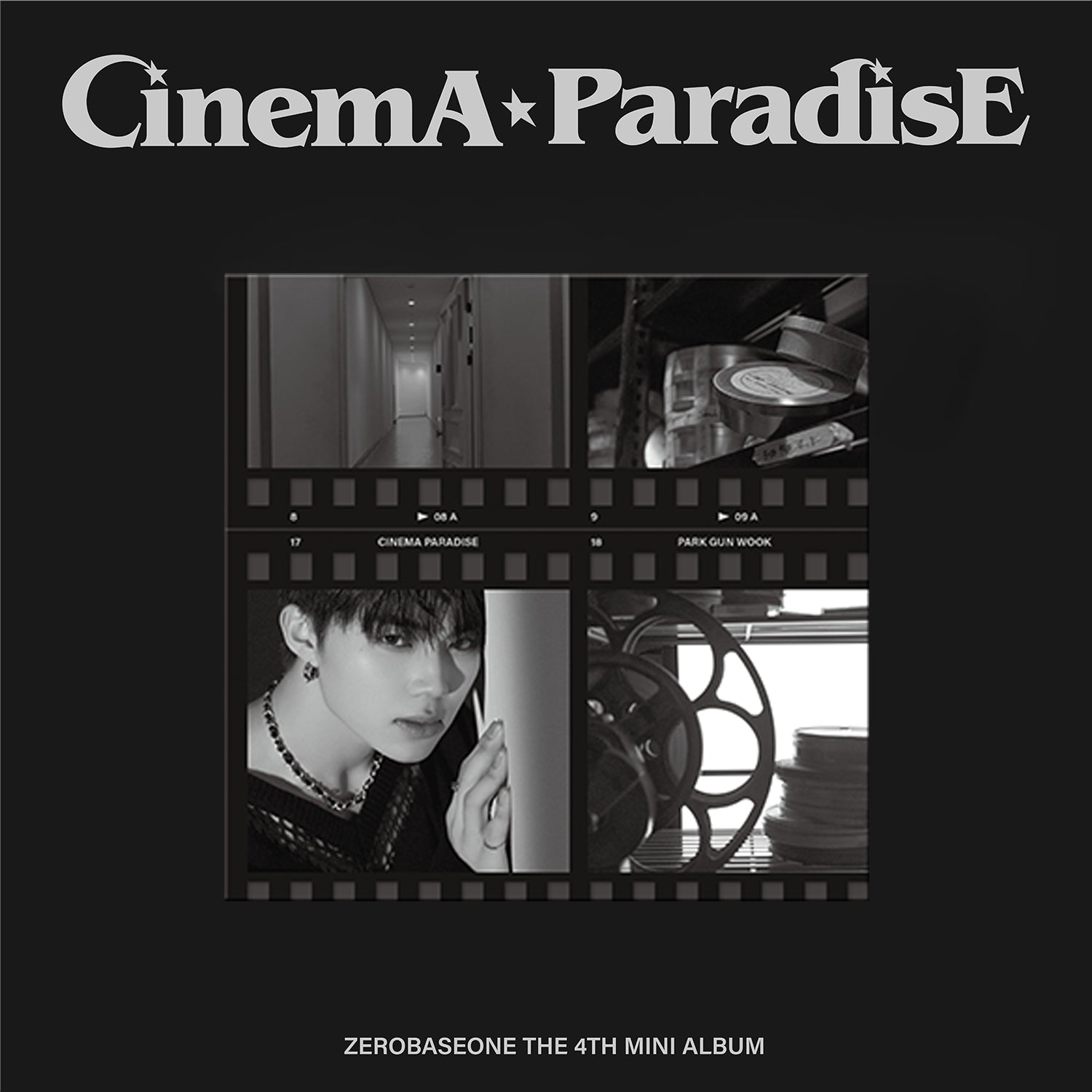 ZEROBASEONE (ZB1) 4TH MINI ALBUM 'CINEMA PARADISE' (DIGIPACK) PARK GUN WOOK VERSION COVER