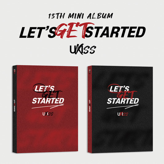 UKISS 13TH MINI ALBUM 'LET'S GET STARTED' SET COVER