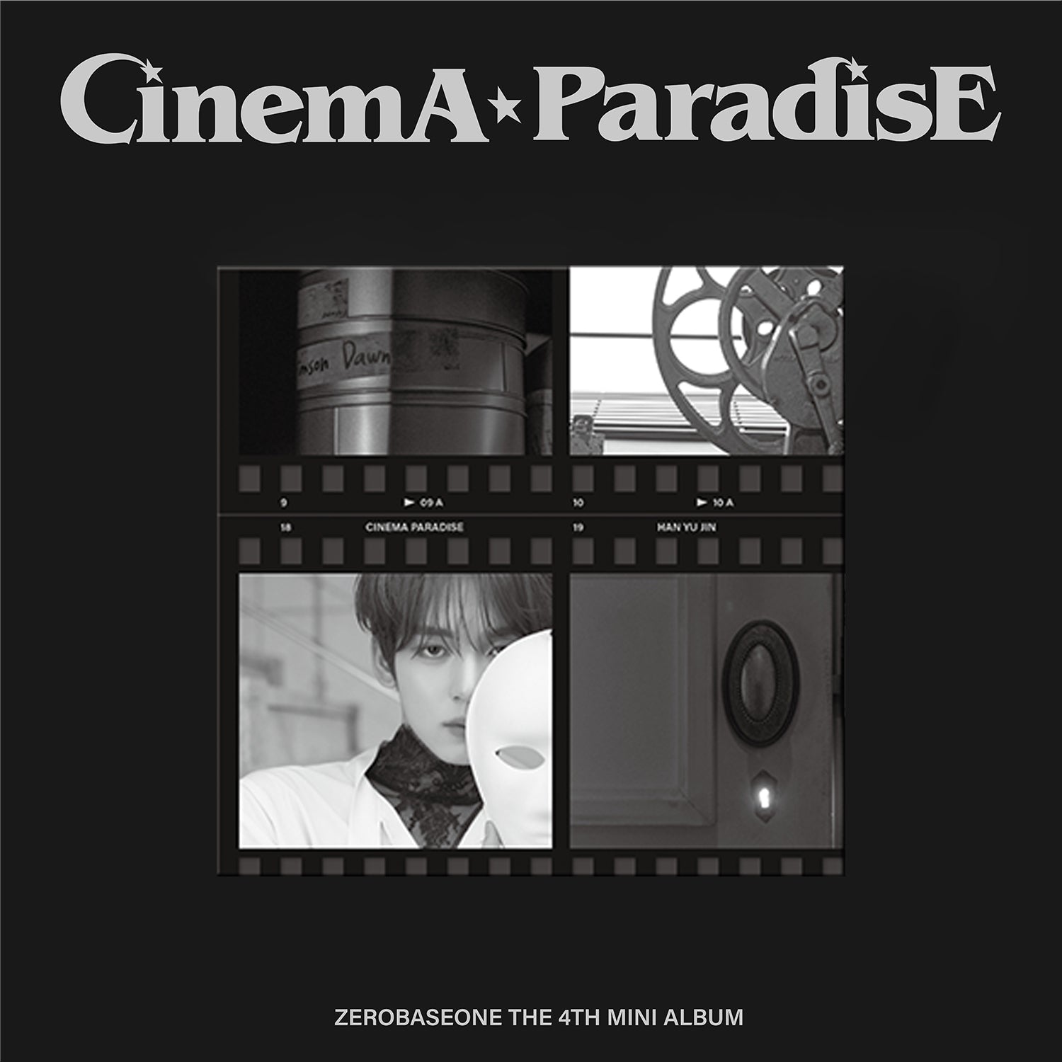 ZEROBASEONE (ZB1) 4TH MINI ALBUM 'CINEMA PARADISE' (DIGIPACK) HAN YU JIN VERSION COVER