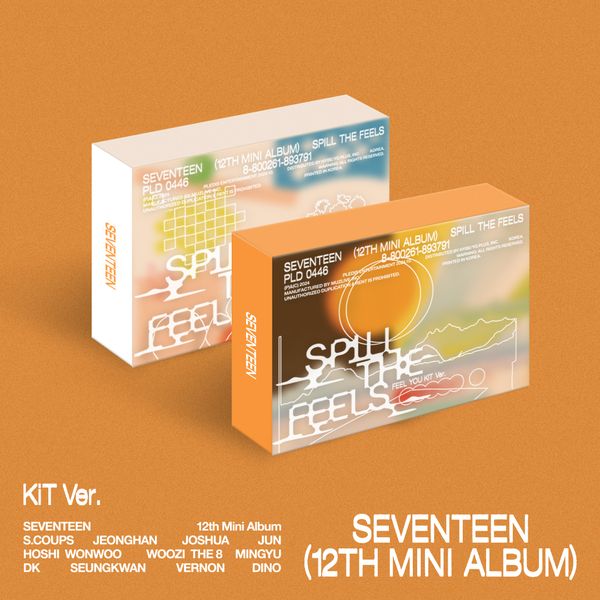 SEVENTEEN 12TH MINI ALBUM 'SPILL THE FEELS' (KIHNO KIT) COVER