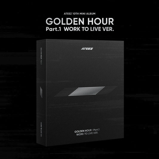 ATEEZ 1OTH MINI ALBUM 'GOLDEN HOUR : PART.1' (WORK TO LIVE) COVER