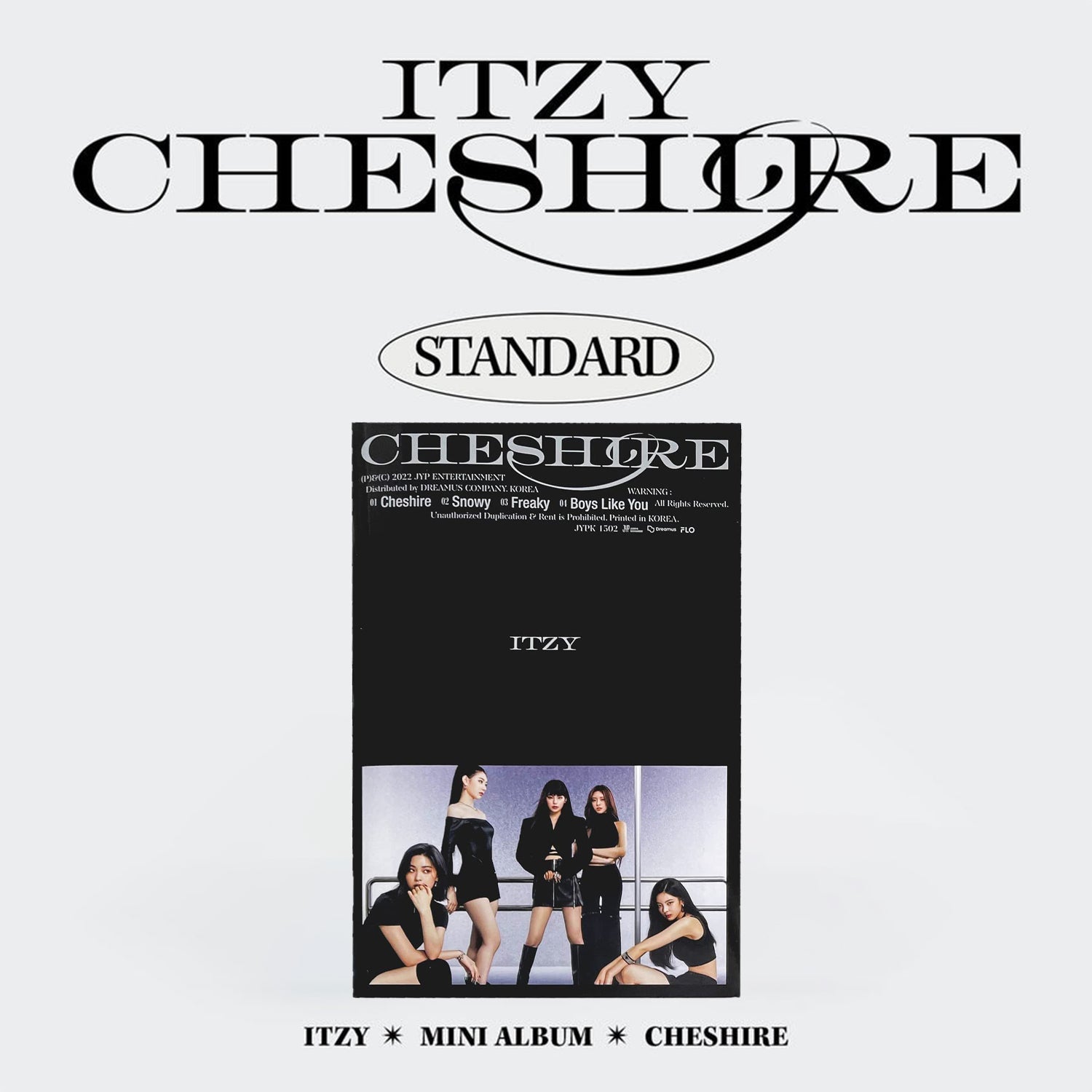 ITZY MINI ALBUM 'CHESHIRE' A VERSION COVER