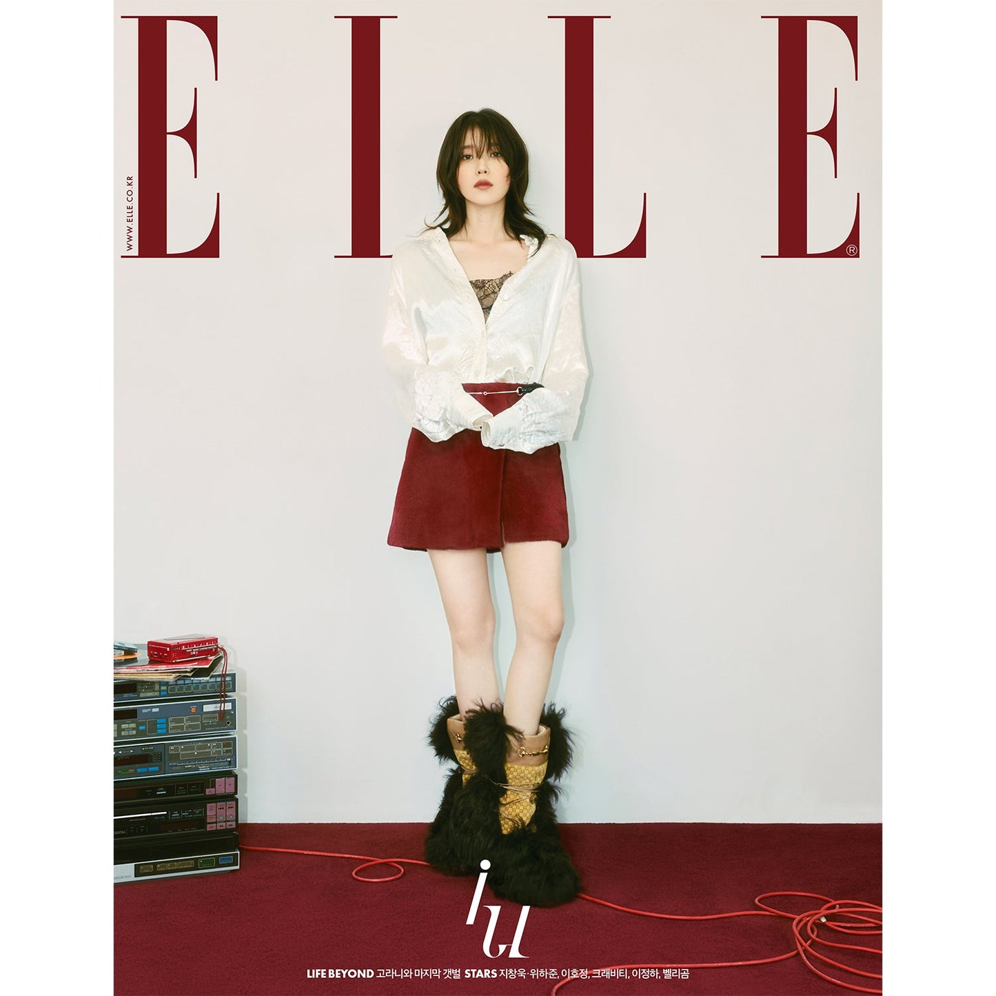 ELLE 'OCTOBER 2023 - IU' A VERSION COVER