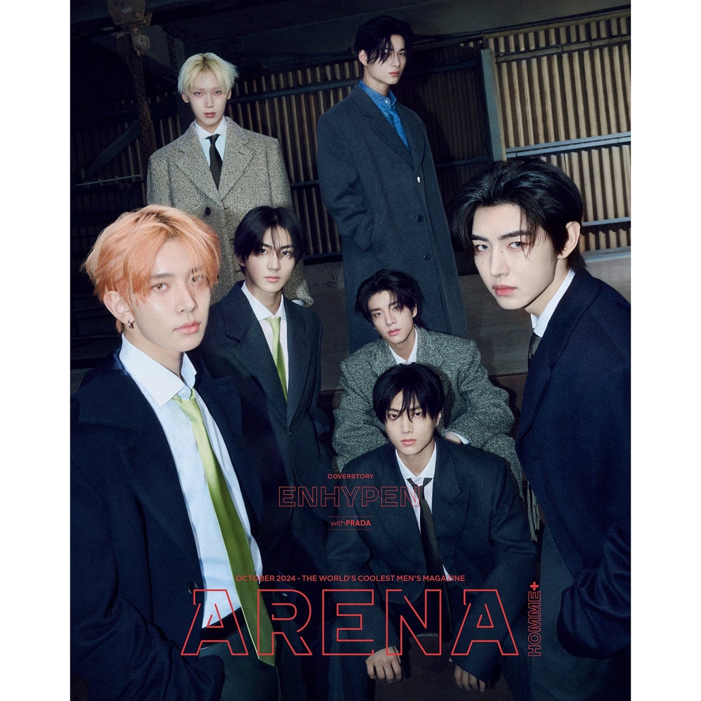 ARENA HOMME+ 'OCTOBER 2024 - ENHYPEN' A VERSION COVER