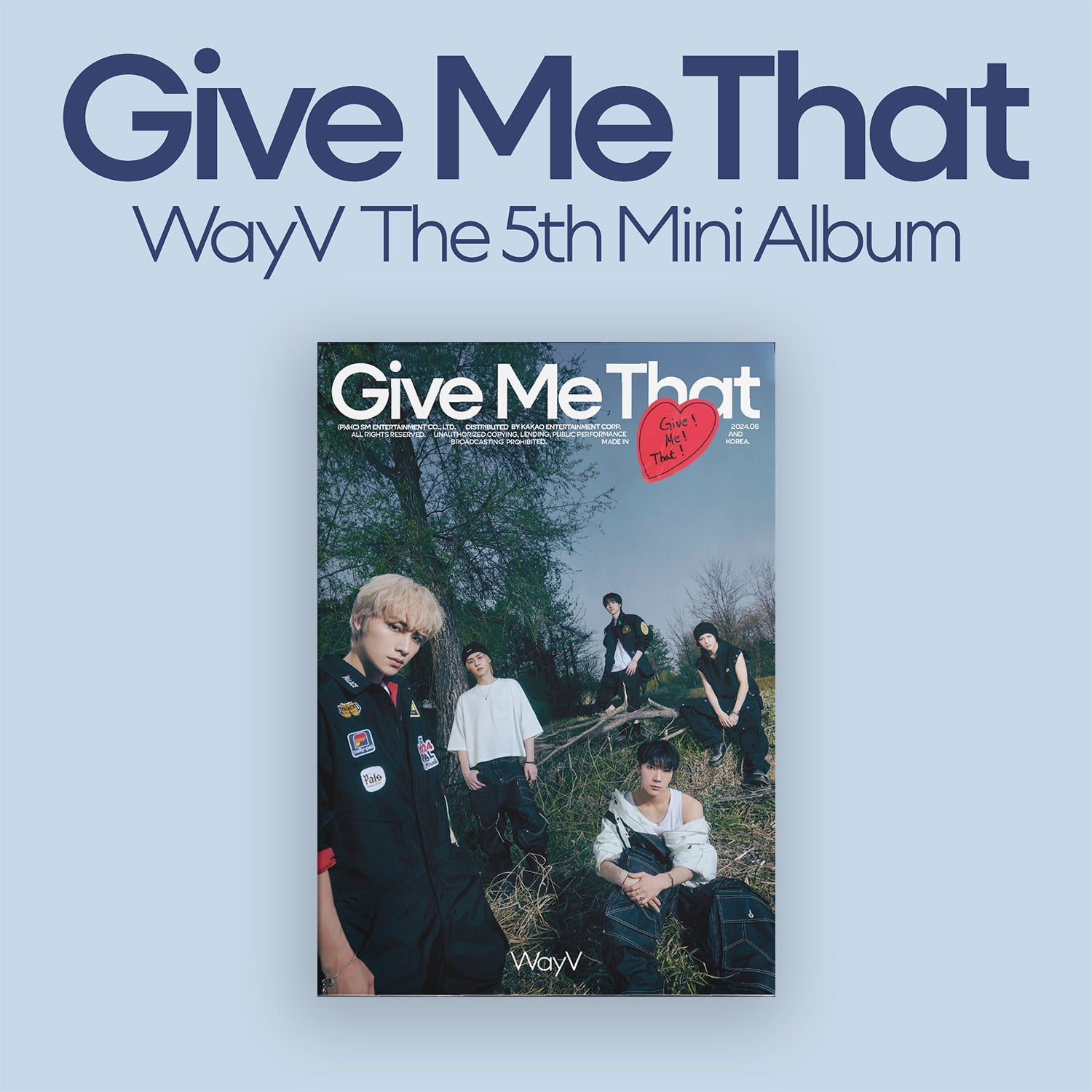WAYV 5TH MINI ALBUM 'GIVE ME THAT' (PHOTOBOOK) A VERSION COVER
