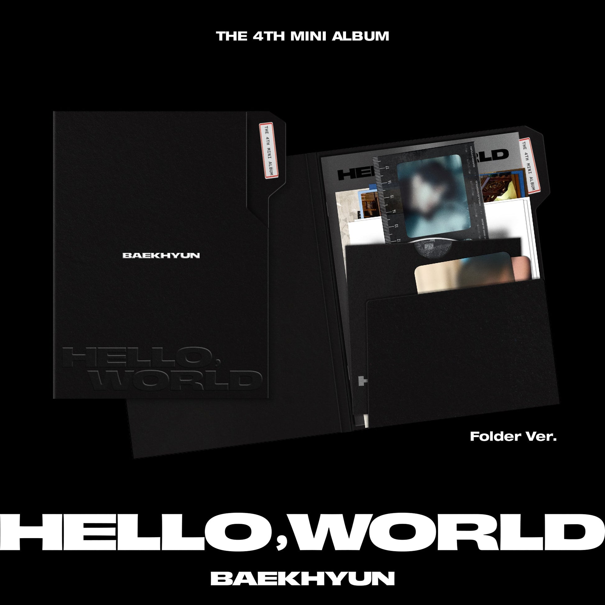 BAEKHYUN 4TH MINI ALBUM 'HELLO, WORLD' (FOLDER) COVER