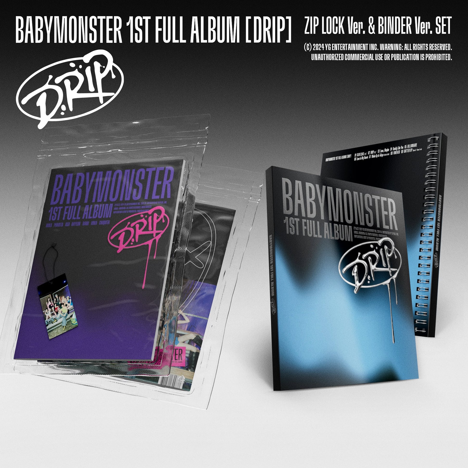 BABYMONSTER 1ST ALBUM 'DRIP' COVER