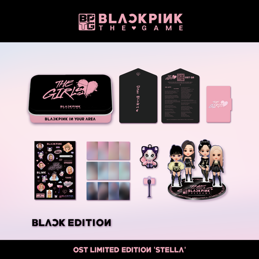 BLACKPINK THE GAME O.S.T. (STELLA) BLACK VERSION COVER