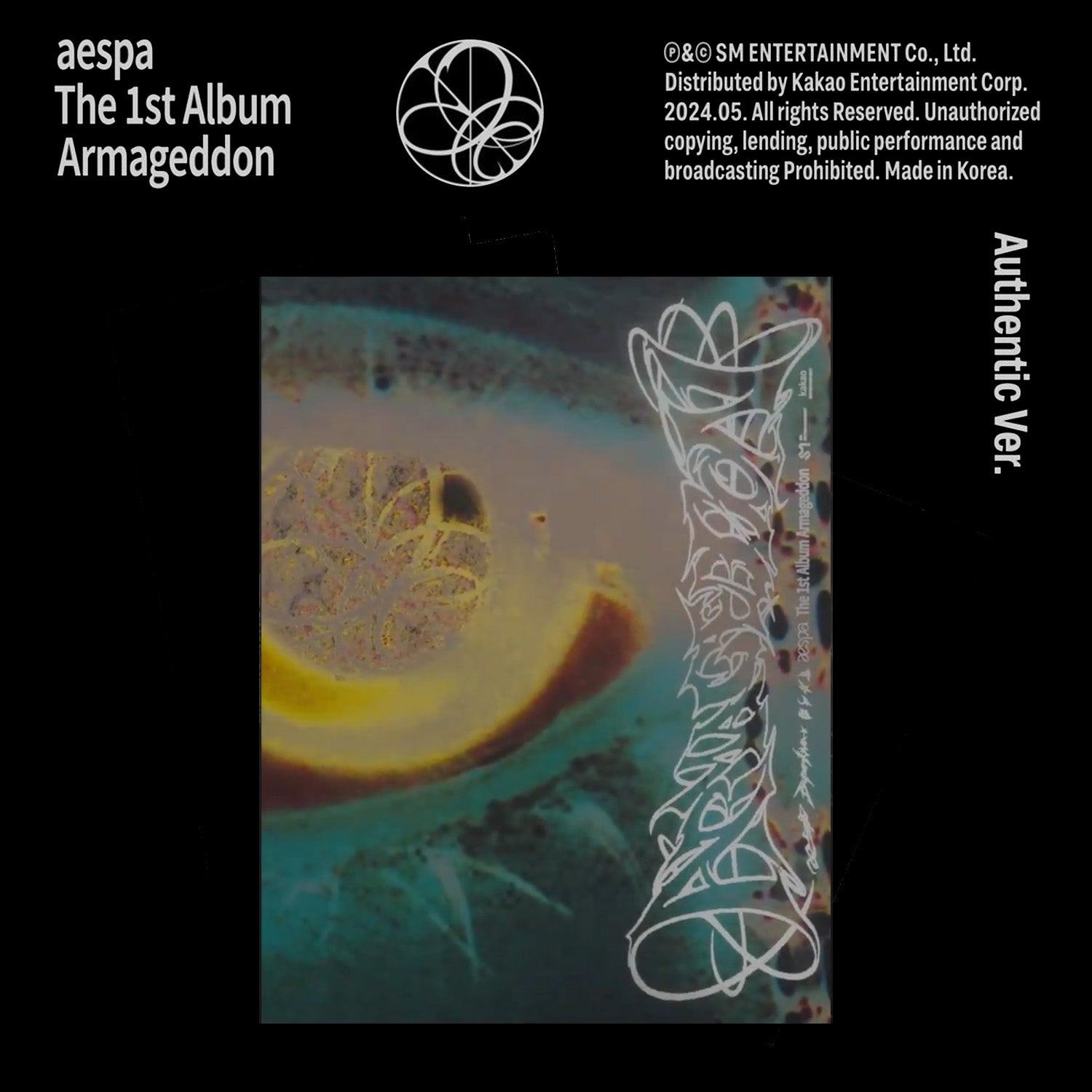 AESPA 1ST ALBUM 'ARMAGEDDON' (AUTHENTIC) B VERSION COVER