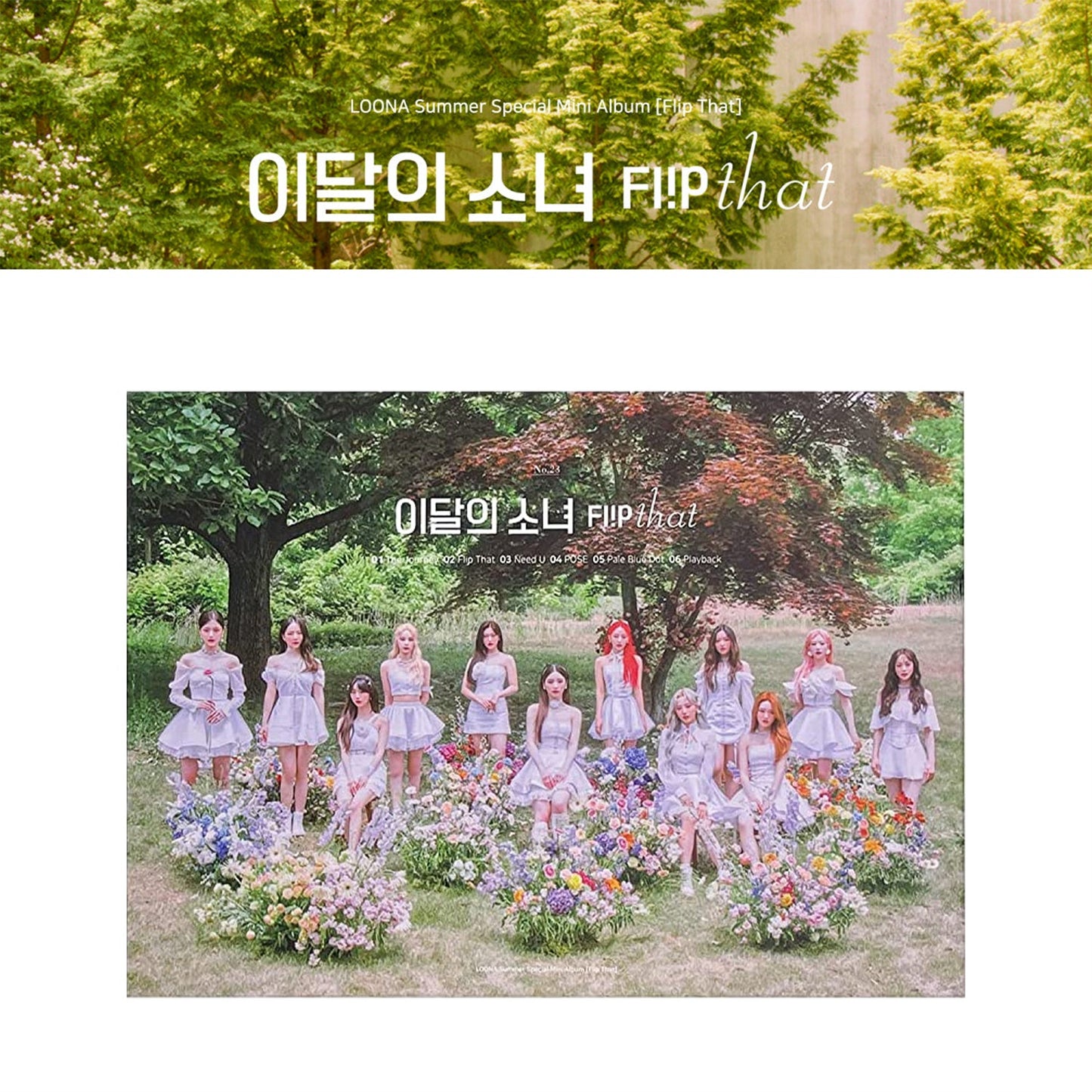 LOONA SUMMER SPECIAL MINI ALBUM 'FLIP THAT' B VERSION COVER