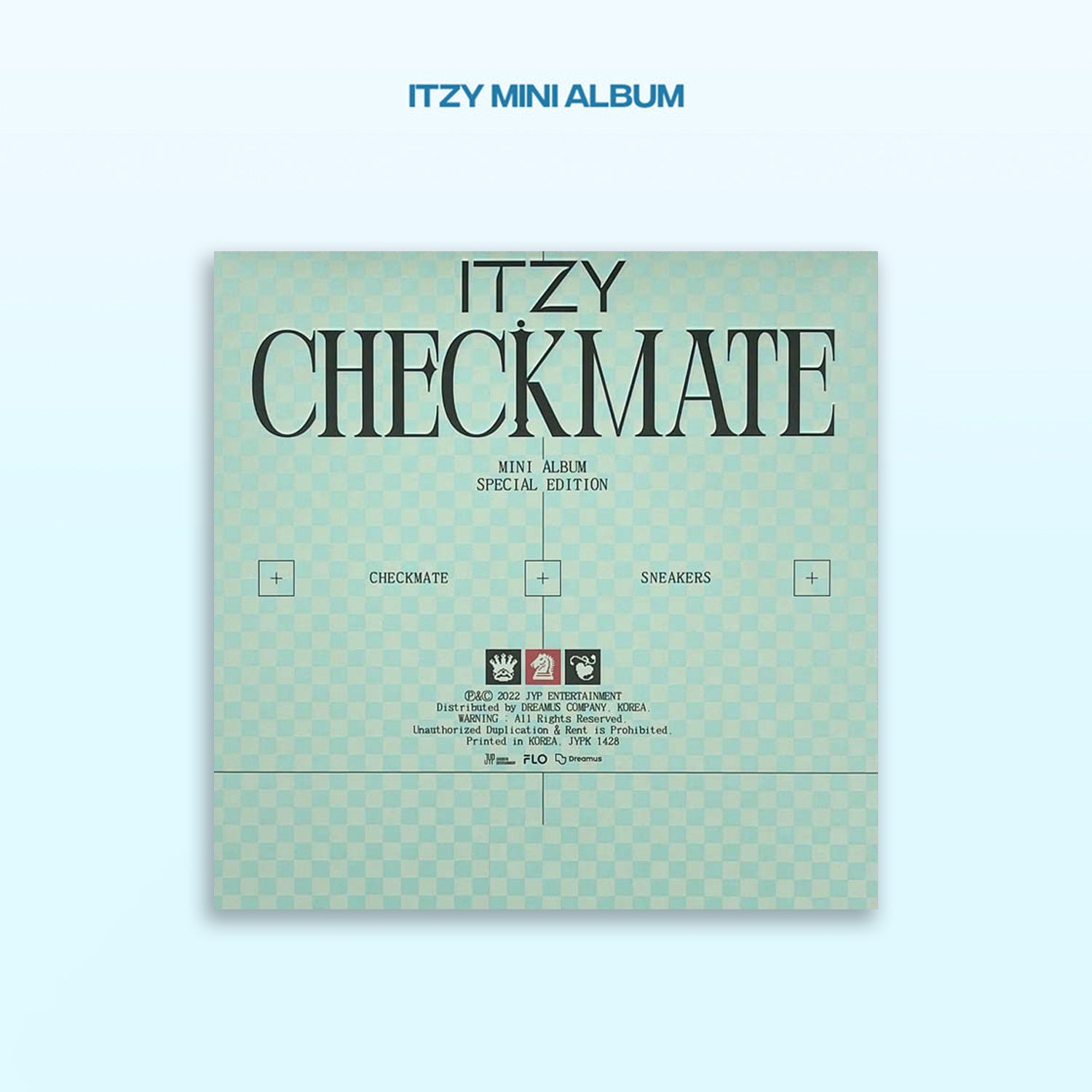 ITZY MINI ALBUM 'CHECKMATE' (SPECIAL EDITION) B VERSION COVER