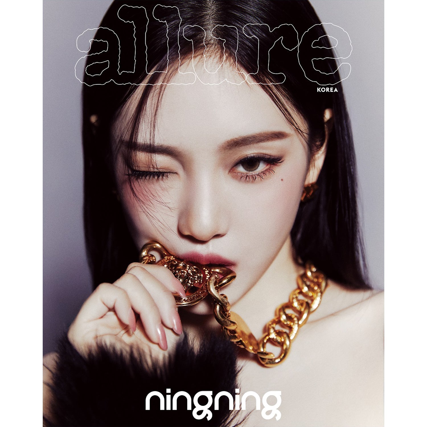 ALLURE 'DECEMBER 2024 - NINGNING (AESPA)' B VERSION COVER