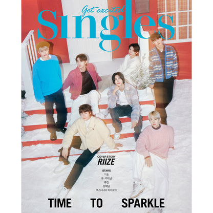 SINGLES 'DECEMBER 2023 - RIIZE' B VERSION COVER