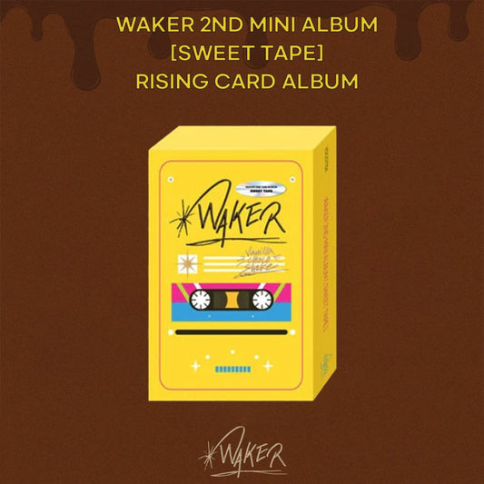 WAKER 2ND MINI ALBUM 'SWEET TAPE' (RISING CARD ALBUM) CHOCOLATE VERSION COVER