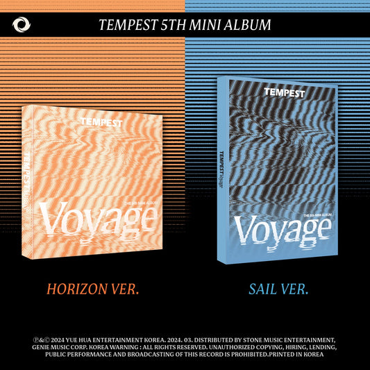 TEMPEST 5TH MINI ALBUM 'VOYAGE' SET COVER