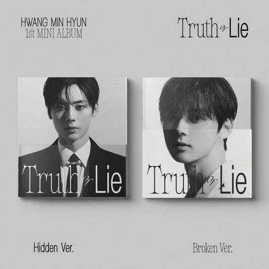 HWANG MIN HYUN 1ST MINI ALBUM 'TRUTH OR LIE' COVER SET COVER