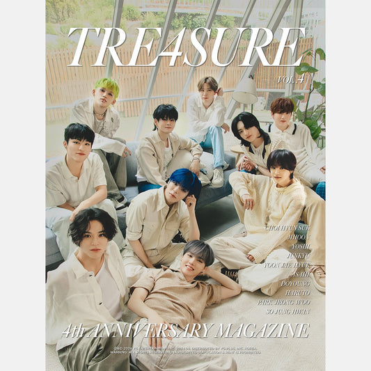 TREASURE '4TH ANNIVERSARY MAGAZINE' COVER