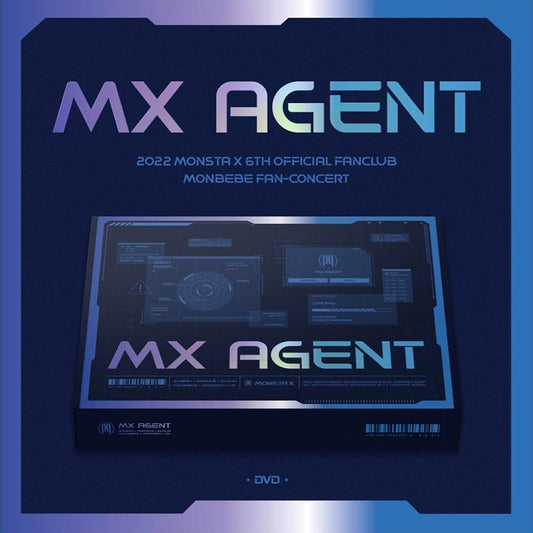 MONSTA X 2022 6TH OFFICIAL FANCLUB MONBEBE FAN-CONCERT 'MX AGENT' DVD