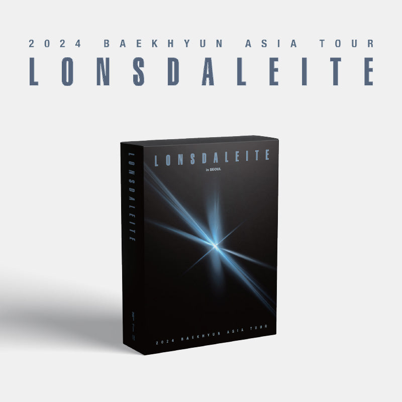 BAEKHYUN 2024 ASIA TOUR IN SEOUL 'LONSDALEITE' (DVD) COVER