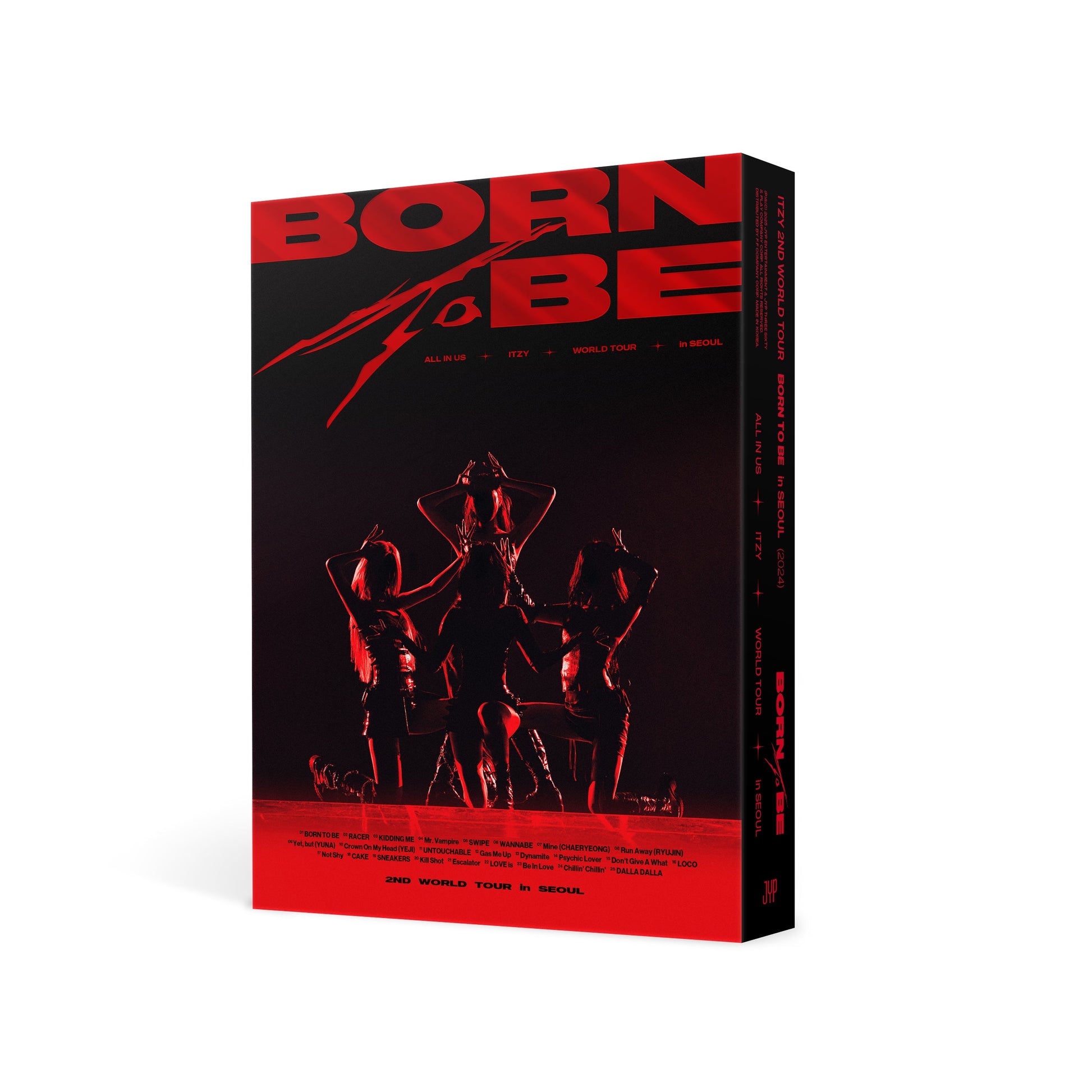 ITZY 2ND WORLD TOUR IN SEOUL 'BORN TO BE' (DVD) COVER