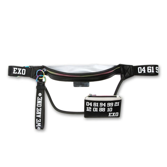 EXO 'OFFICIAL WE ARE ONE FANNY PACK WITH CARD WALLET & KEYCHAIN' - KPOP REPUBLIC