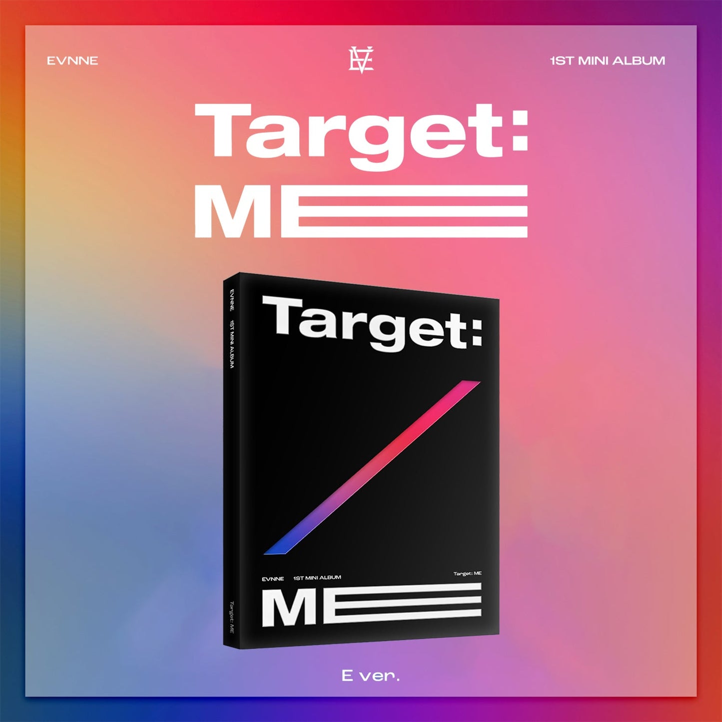 EVNNE 1ST MINI ALBUM 'TARGET: ME' E VERSION COVER