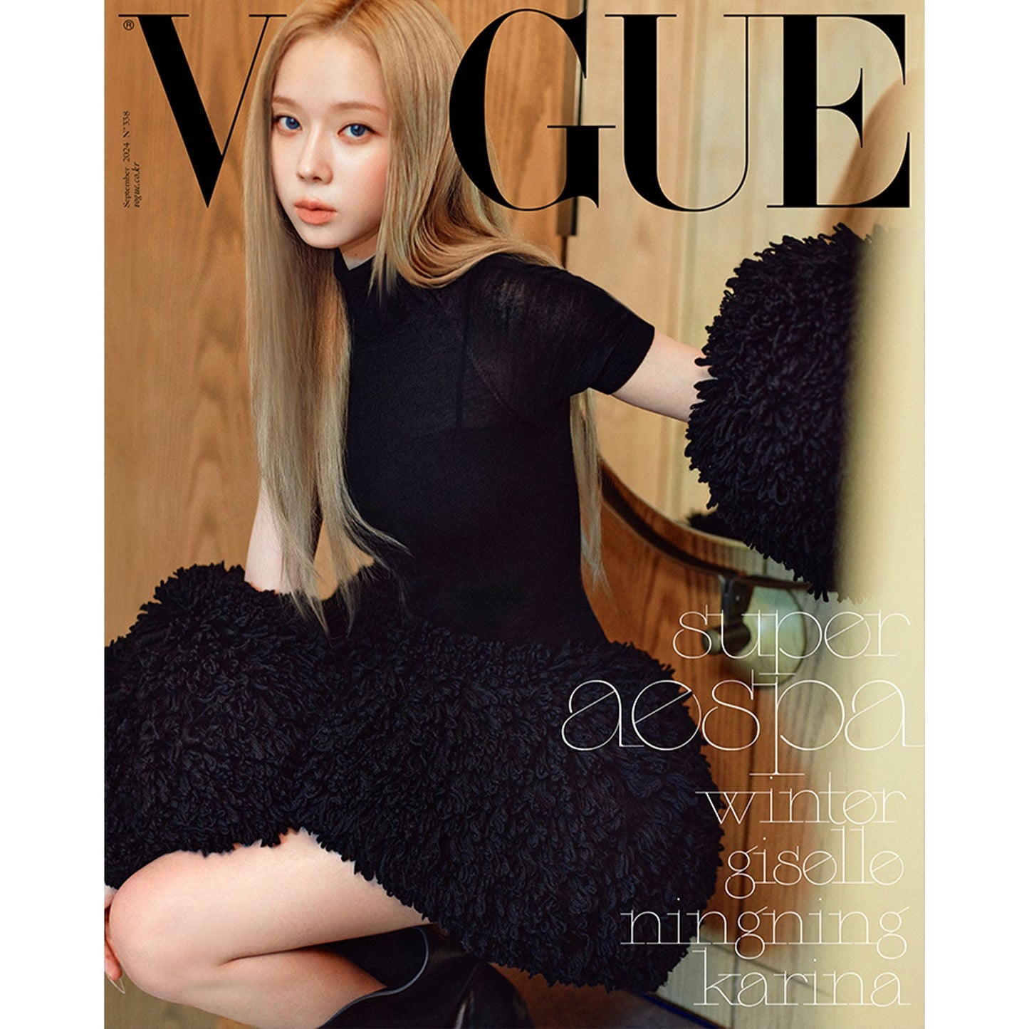 VOGUE KOREA 'SEPTEMBER 2024 - AESPA' E VERSION COVER