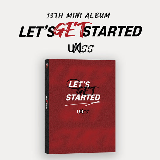 UKISS 13TH MINI ALBUM 'LET'S GET STARTED' FLASH VERSION COVER