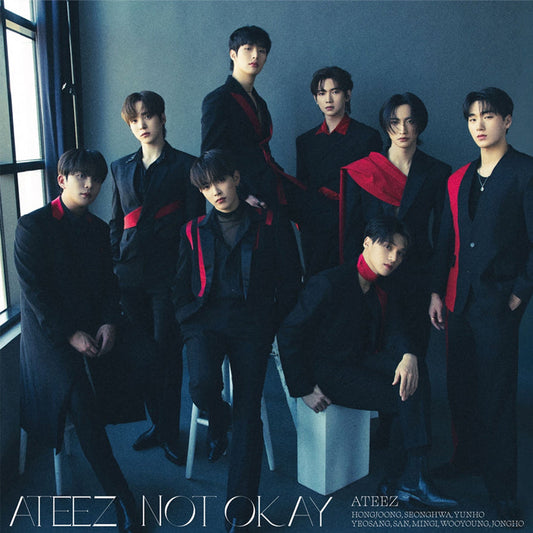 ATEEZ 3RD JAPANESE SINGLE 'NOT OKAY' (FLASH PRICE) COVER