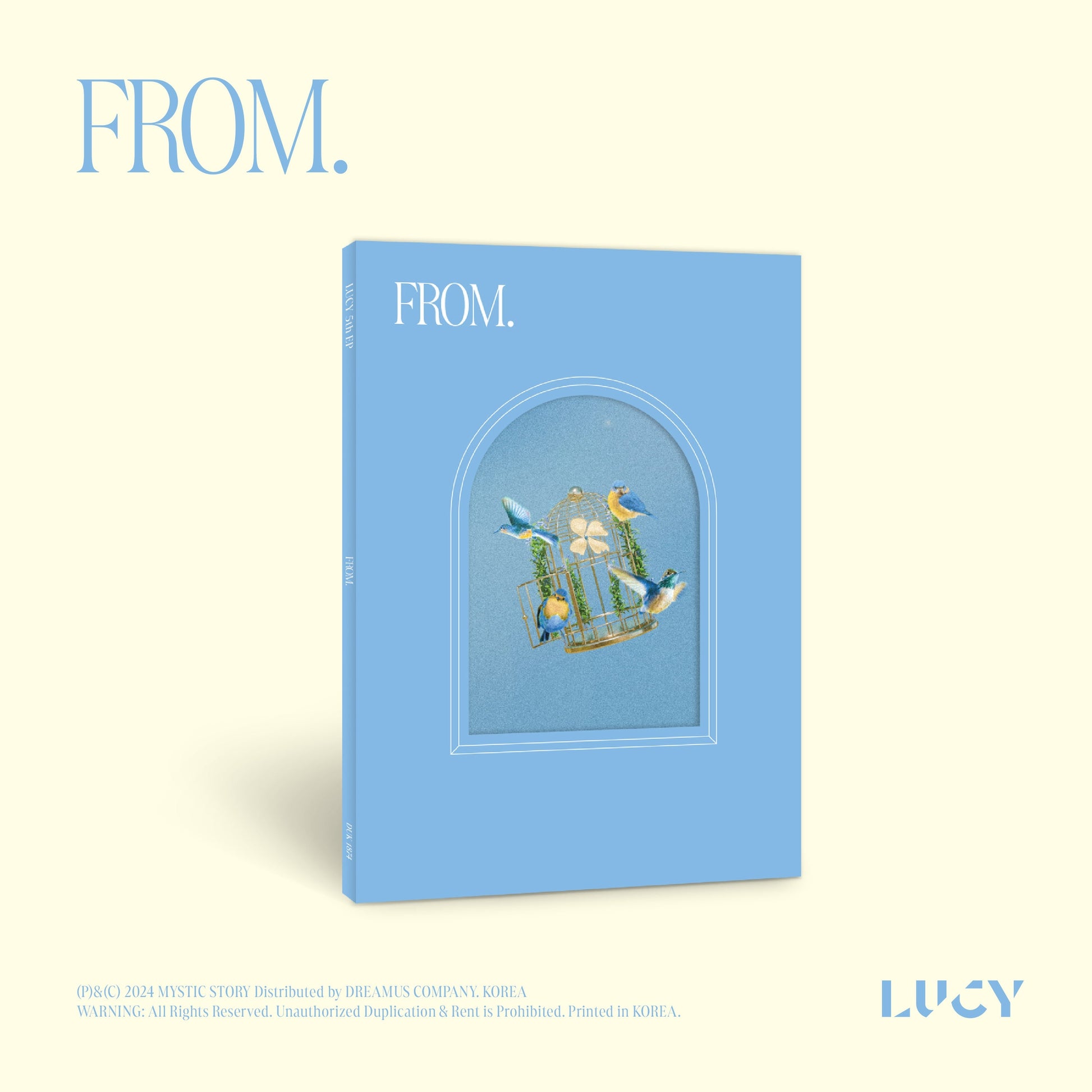 LUCY 5TH MINI ALBUM 'FROM.' COVER