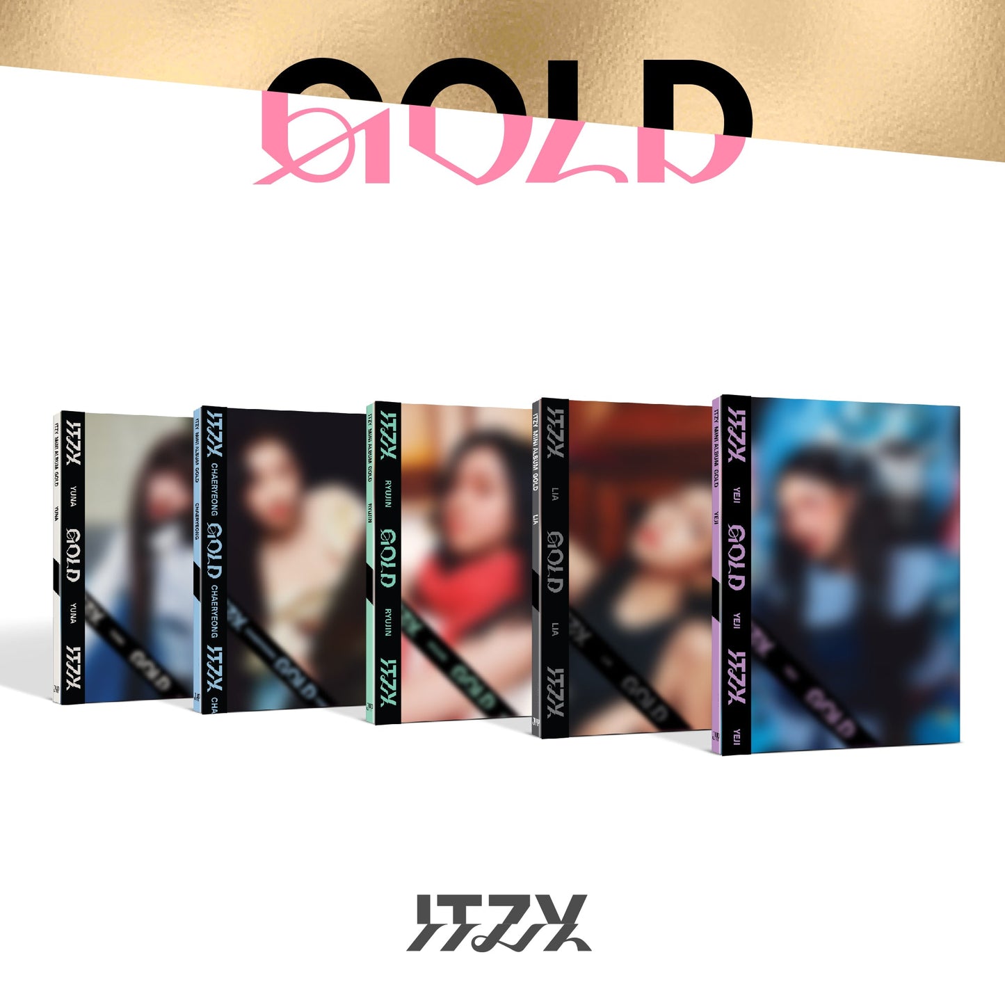 ITZY ALBUM 'GOLD' (DIGIPACK) COVER