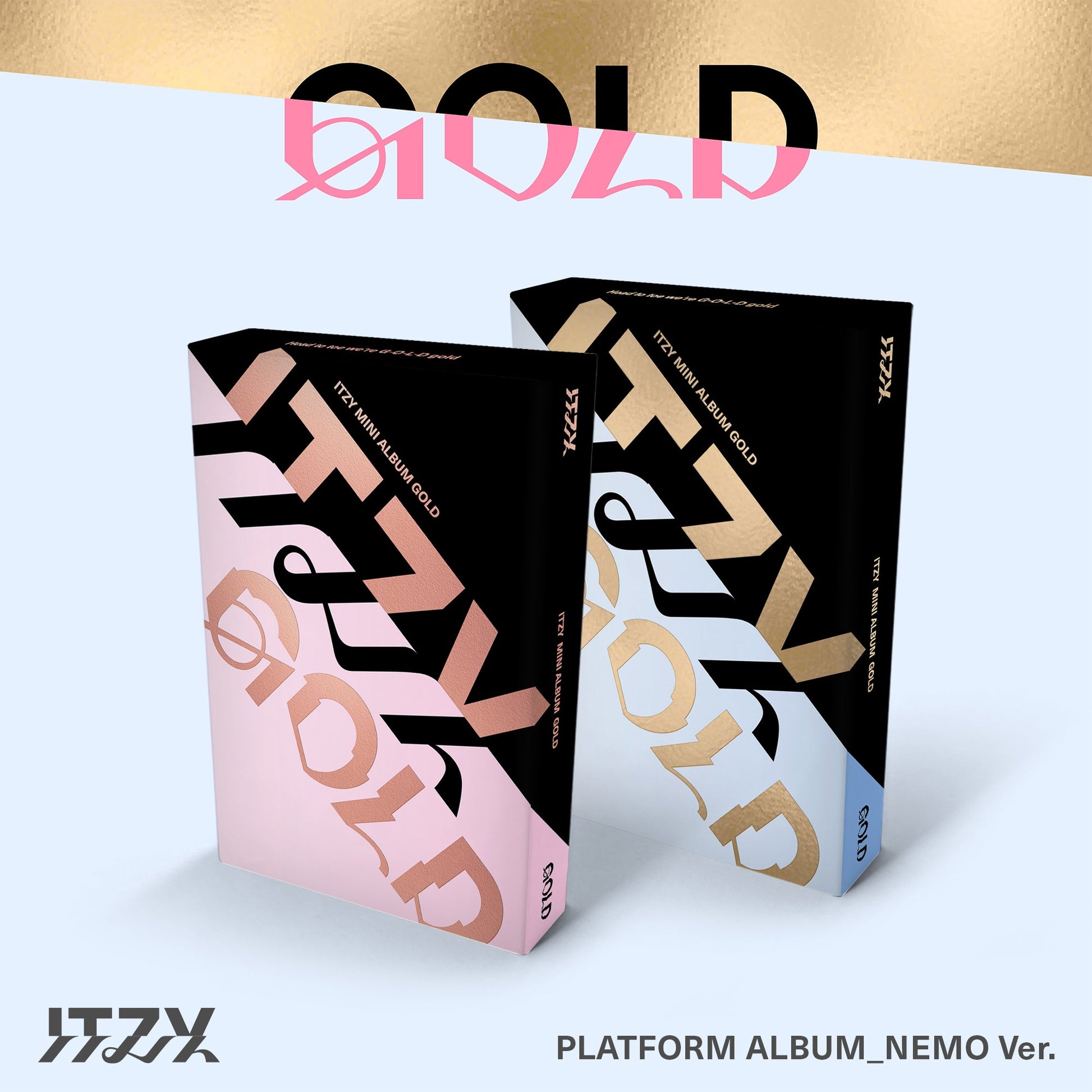 ITZY ALBUM 'GOLD' (PLATFORM NEMO) COVER