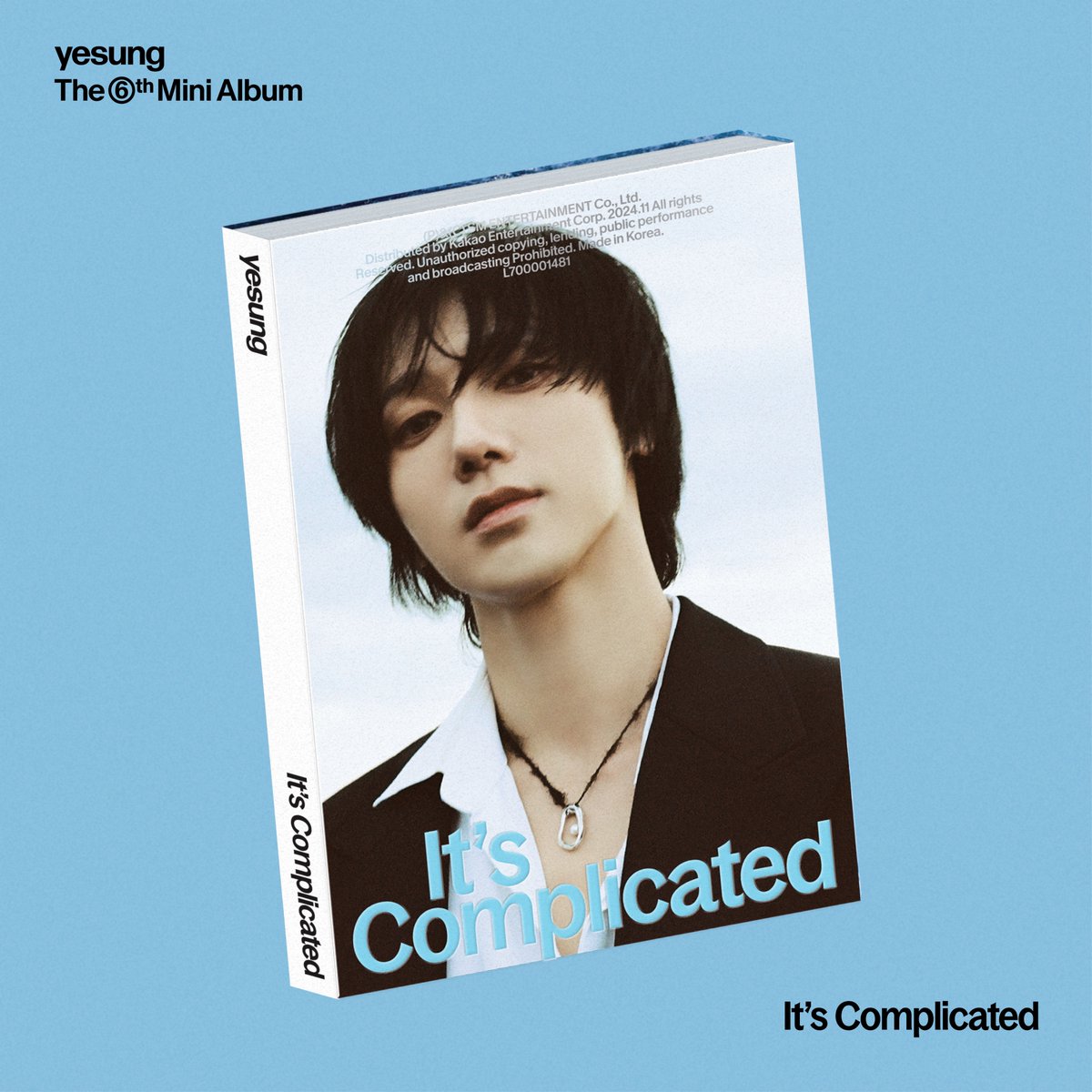 YESUNG 6TH MINI ALBUM 'IT'S COMPLICATED' (FEELINGS) COVER