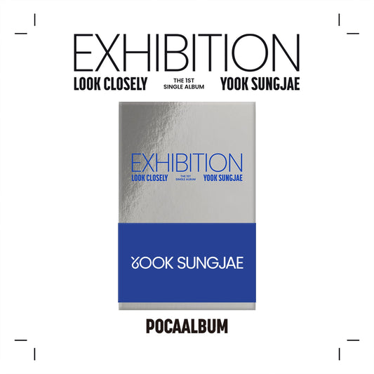 YOOK SUNGJAE 1ST SINGLE ALBUM 'EXHIBITION : LOOK CLOSELY' (POCA) HALL1 VERSION COVER