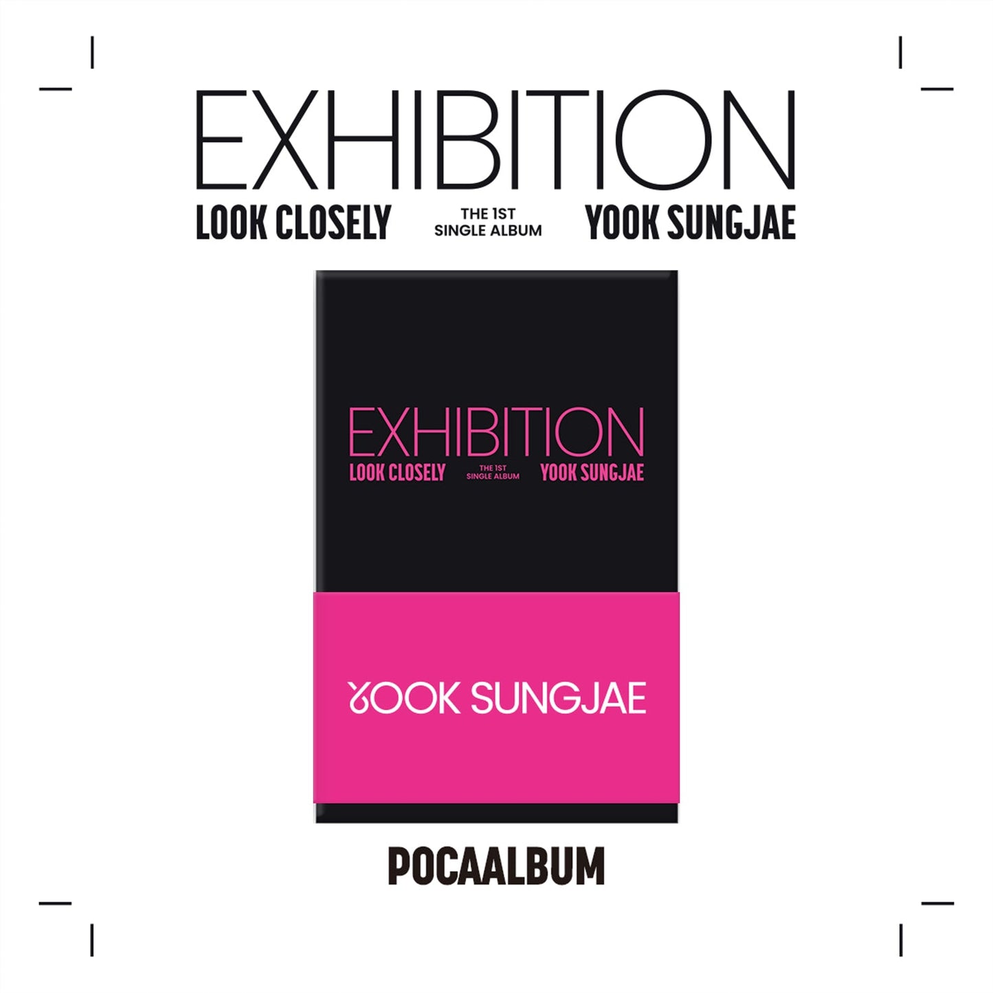 YOOK SUNGJAE 1ST SINGLE ALBUM 'EXHIBITION : LOOK CLOSELY' (POCA) HALL2 VERSION COVER