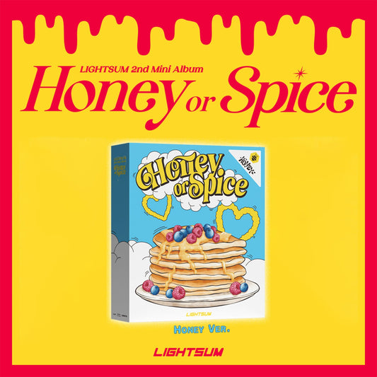 LIGHTSUM 2ND MINI ALBUM 'HONEY OR SPICE' HONEY VERSION COVER