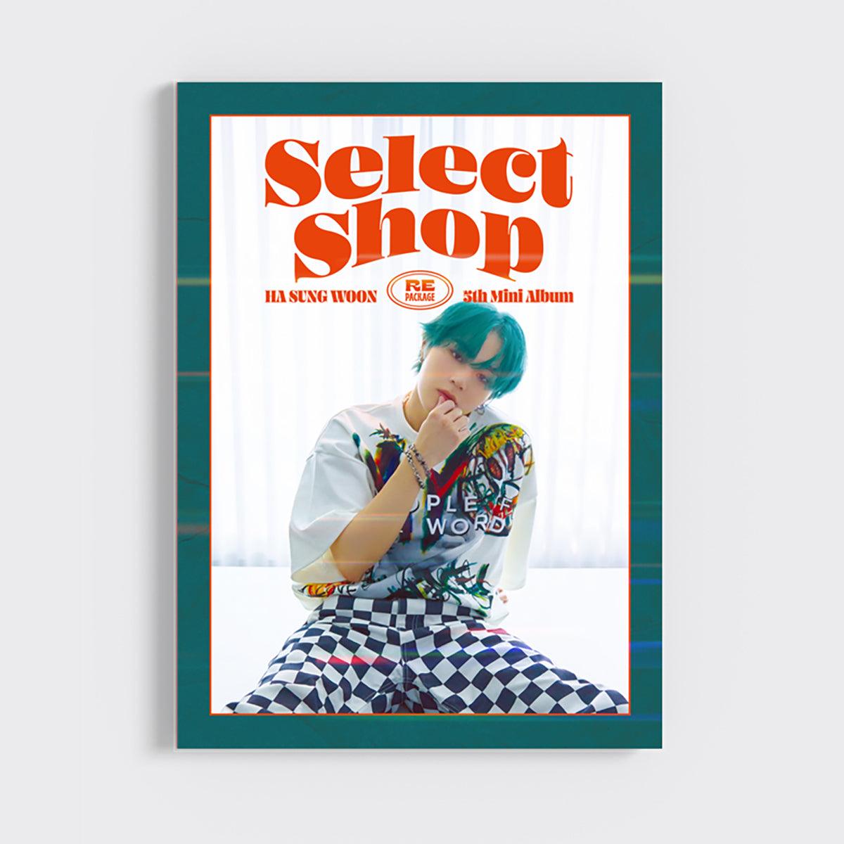 HA SUNG WOON 5TH MINI ALBUM REPACKAGE 'SELECT SHOP'